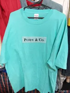 PUFFY パフィ ティファニーカラー　Tシャツ　サイズS Amazon.co.jp: PUFFY パフィ ティファニーカラー Tシャツ サイズ