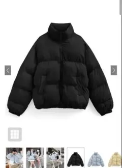 GRL スタンドカラーショート丈ダウンジャケット[dk1342]