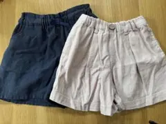 130 女の子　ショートパンツ　キュロット