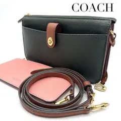 COACH コーチ ノアポップ メッセンジャー クロスボディ ショルダーバッグ