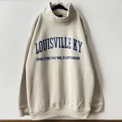 SHISKY キッズ　ハイネック　トレーナー　裏起毛　ベージュ　160