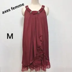 axes femme アクシーズファム　パーティードレス　ワインレッド　Ｍ