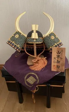 【お値下げ中】五月人形　忠保作　端午の節句　兜　甲冑 12kt-hi1-pin.jpg