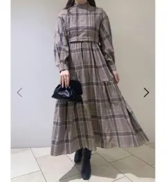 スナイデル　タックレイヤードワンピース