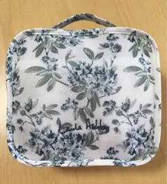 ローラアシュレイ 花柄収納ポーチ コンパクト メッシュ