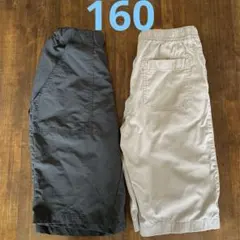 UNIQLO NAVY ハーフパンツ 160サイズ 2点セット