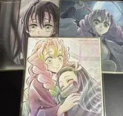 鬼滅の刃 イラスト複製ミニ色紙 甘露寺蜜璃 黒髪