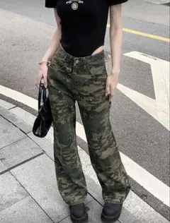 迷彩パンツ スウェットパンツ