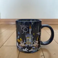 終売品☆ウォルトディズニーワールド フロリダディズニー 50周年 マグカップ