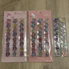 おはじきふうシール サンリオ マイメロディ ハローキティ　クロミ　ポムポムプリン