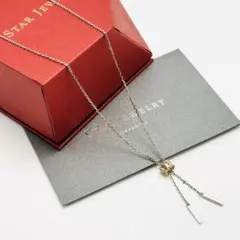 STAR JEWELRY キッシングボール　ネックレス ダイヤ 925 K10のサムネイル