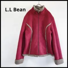 ☆美品☆L.L Bean ボアブルゾン フェイクスエード アウトドア 防寒 Mのサムネイル