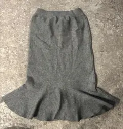 【値下げ中】グレー フレアスカートマーメイド Mサイズ