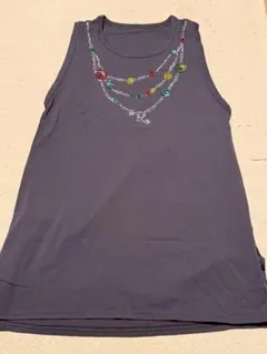 新品未使用 R-LONDON ビーズ装飾 タンクトップ