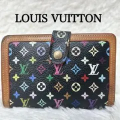 ルイヴィトン　マルチカラー　ポルトモネ　ヴィエノワ　がま口　財布 M92988
