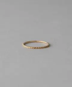 【ケース付き】ete クレール K18YG エレガンスカット リング 9号