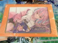 湊あくあ 活動5周年記念 タペストリー 陰キャ証明書 チェキ風