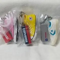 CONVERSE コンバース めじるしアクセサリー ピンク イエロー ライトブル