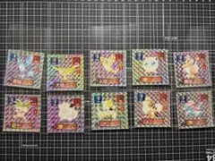 美品 ポケモン アマダ最強シール烈伝 伝説 ファイヤー サンダー