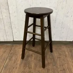 張替未使用品】昭和レトロ花柄円形スツール・モリスコレクション