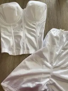 【5月末で処分！ 最終値下げ】ブライダルインナー ホワイト E75 Lサイズ