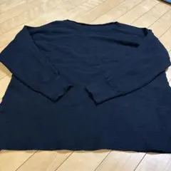 eur3 紺色　長袖ニット　　サイズ2 3L、4L