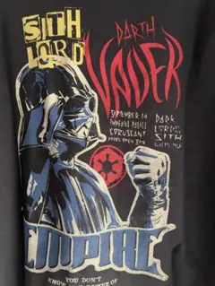 スターウォーズ　ダースベイダー　スウェットトレーナー　淡黒　Ｌ