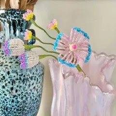 ビーズフラワー 花束 ブーケ インテリア 造花 一輪挿し ギフト 枯れない花のサムネイル