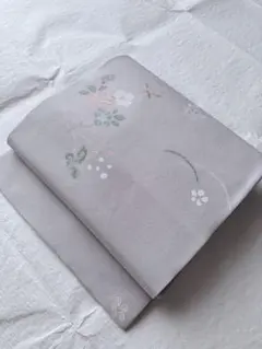 ⭐︎b871 正絹 単衣 小紋 金彩 三越 居敷当て付 水色系 極美品 着物