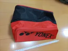 YONEX シューズケース 赤黒　中古品