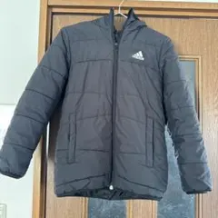 adidas ブラック ダウンコート J150 アディダス