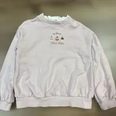 【used】メゾピアノ mezzo piano カップケーキ トレーナー 120