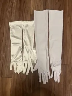 ホワイト ウェディンググローブ 2セット