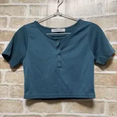 SPIRAL GIRL フロントボタン カットソー F