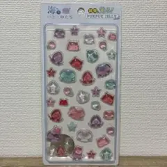 暗闇で光る ぷくぷくジェリーシール　海のいきものたち PUKPUK JELLY