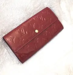 美品 LOUIS VUITTON ヴェルニ 長財布 赤のサムネイル