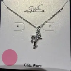 Glitz Wave スタークロス ネックレス シルバーカラー