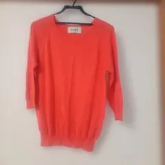 超お買い得❗️ROPE 七分袖セーターsizeM素材シルク70%綿30%