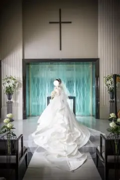 タカミブライダル　ベール　ホースヘア　ロングベール