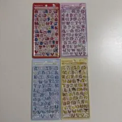 【正規品】ボンボンドロップシール サンリオ moji 文字 4枚セット