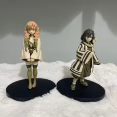 鬼滅の刃 フィギュア 絆ノ装 2体セット 伊黒小芭内 甘露寺蜜璃 セピアカラー