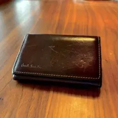 Paul Smith 名刺入れ / 牛革ブラウン