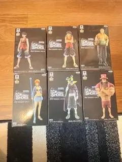 ワンピースのフィギュア 6個