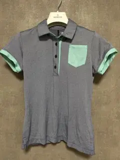 Nike golf グレー ミント ポロシャツ