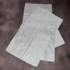 ①マイクロファイバー　クロス×⑤枚　グレー色