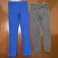 UNIQLO レギンス & ブルーレギパン２枚セット