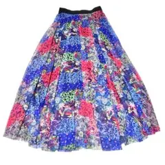 新品・未使用】スカラー ScoLar スカート ヒョウ チュール 花柄 タグ 
