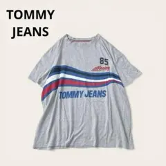 トミージーンズ ロゴTシャツ オーバーサイズ プリント 半袖カットソー トップス