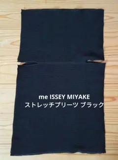 【最終価格/美品】meISSEYMIYAKEストレッチプリーツ ブラックノースリ