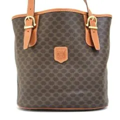 【極美品】CELINE セリーヌ トートバッグ マカダム柄 トリオンフ レザー
